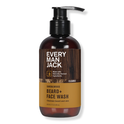 Every Man Jack Sandalwood Hydrating Beard + Face Wash Ulta Beauty