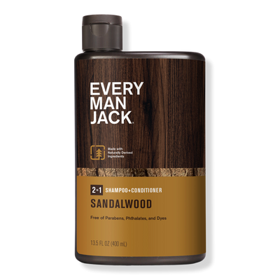 Every Man Jack Sandalwood Men's 2-in-1 Daily Shampoo + Conditioner