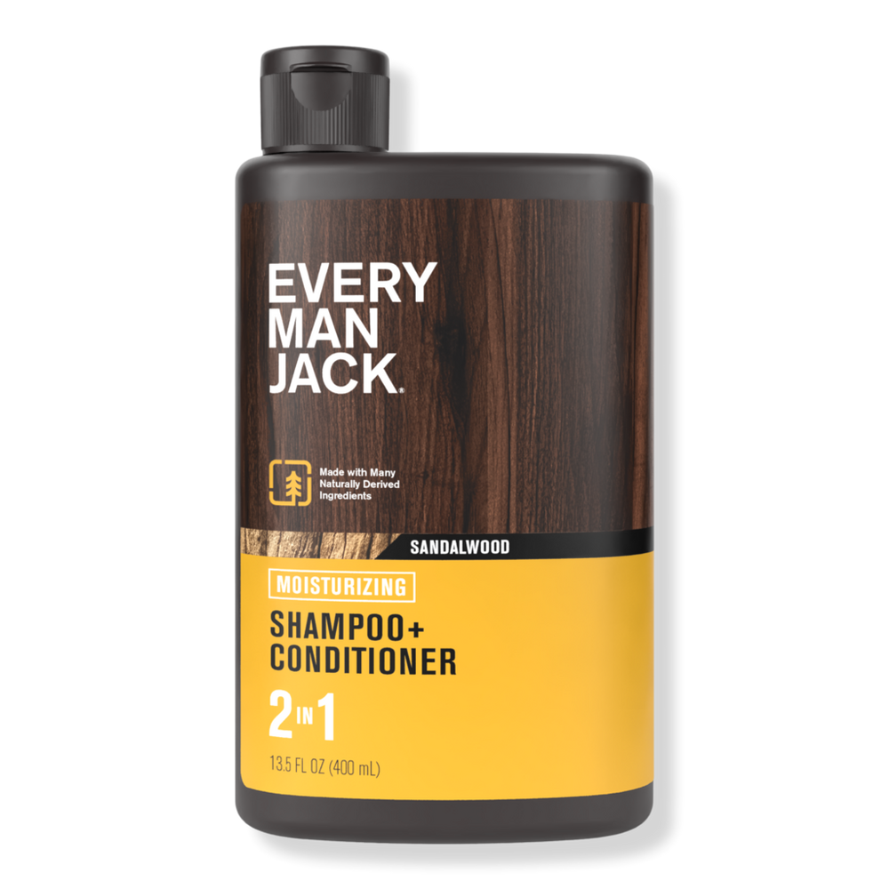 Every Man Jack Sandalwood Men's 2-in-1 Daily Shampoo + Conditioner
