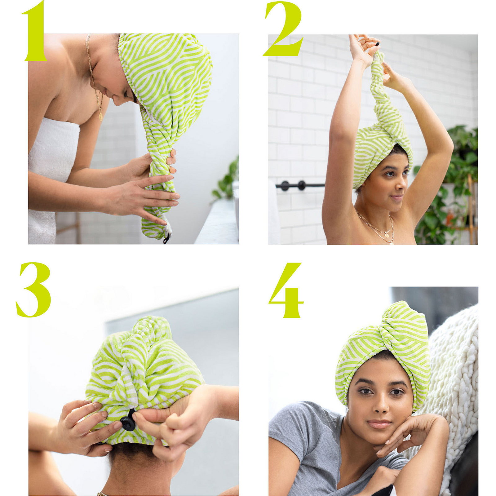 DevaTwist Anti-Frizz Microfiber Towel Wrap