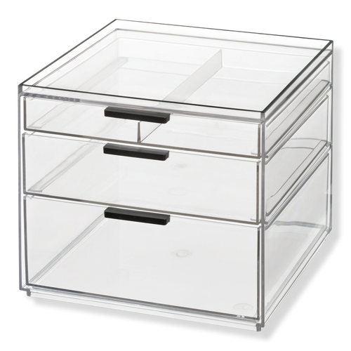 Onyx Cosmetic 3 Drawer Organizer