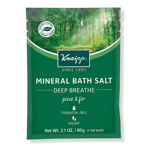 Kneipp Travel Size Deep Breathe Pine & Fir Mineral Bath Salt Soak