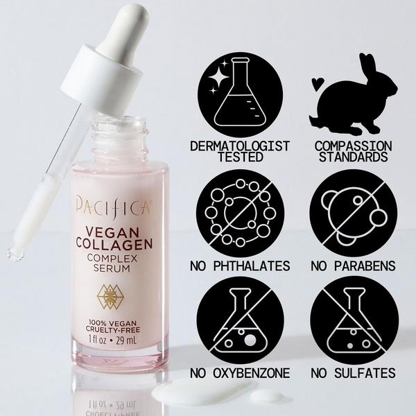Pacifica Vegan Collagen Complex Face Serum with Hyaluronic Acid #8