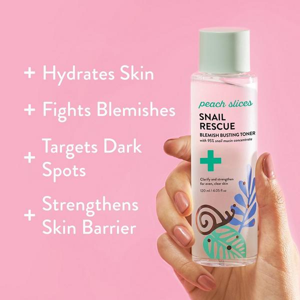 Peach Slices Snail Rescue Blemish Busting Toner #3