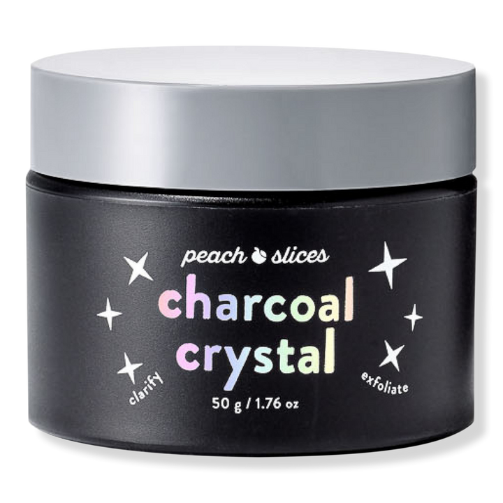 Peach Slices Charcoal Crystal Clarifying Shimmer Peel-Off Mask #1