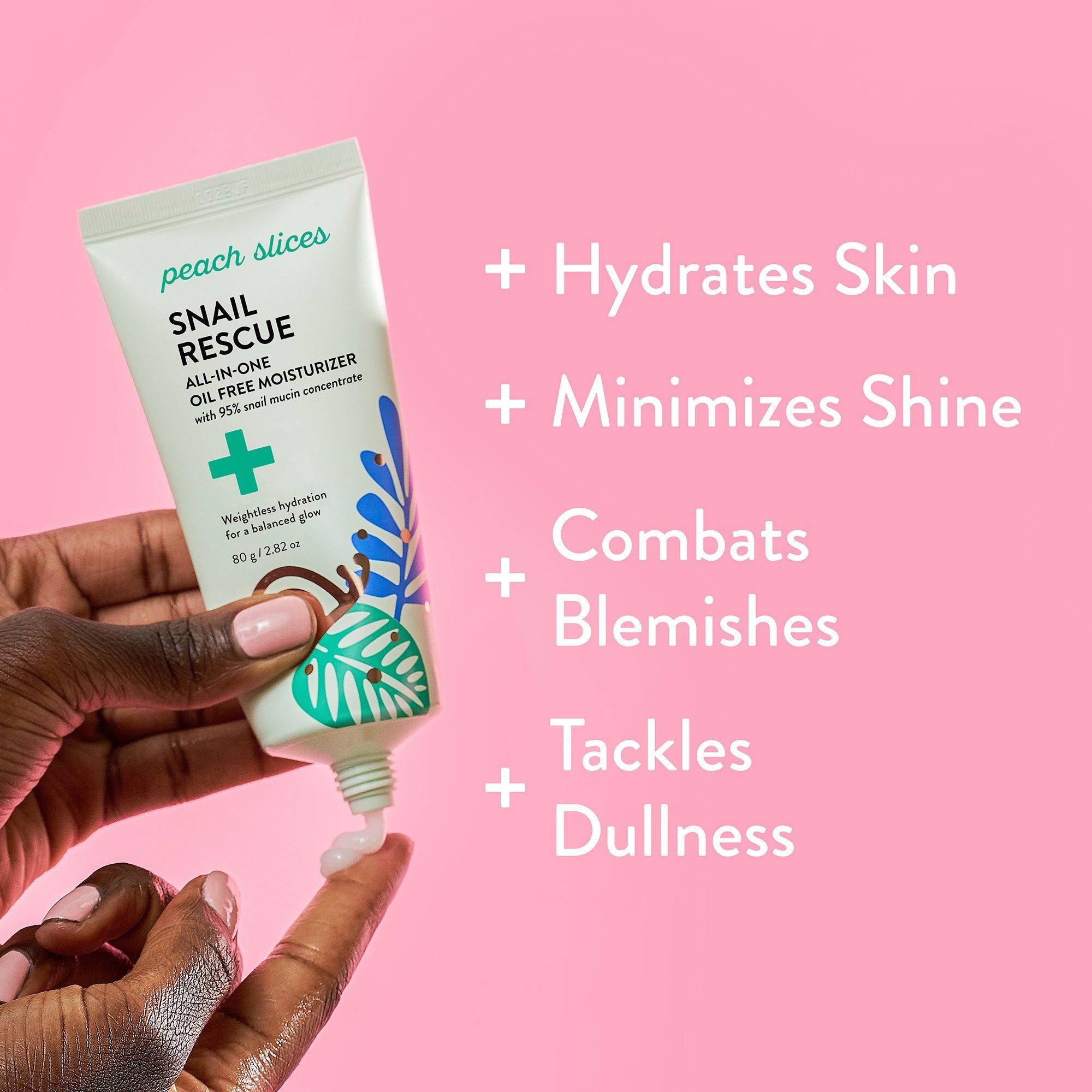 Peach Slices Snail Rescue AllInOne Oil Free Moisturizer Big Apple Buddy