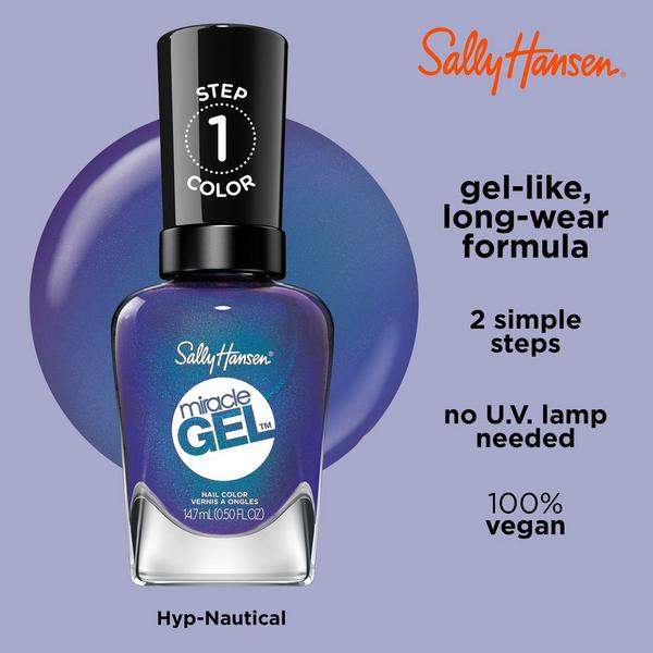 Sally Hansen Miracle Gel Nail Polish, Blues & Greens #4