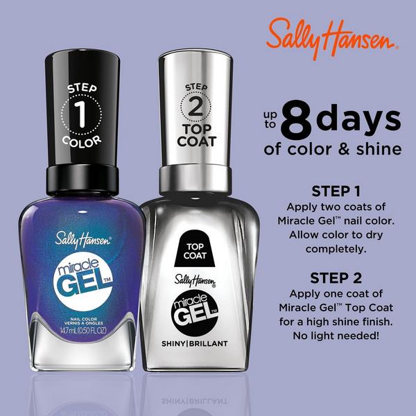 Sally Hansen Miracle Gel Nail Polish, Blues & Greens #5