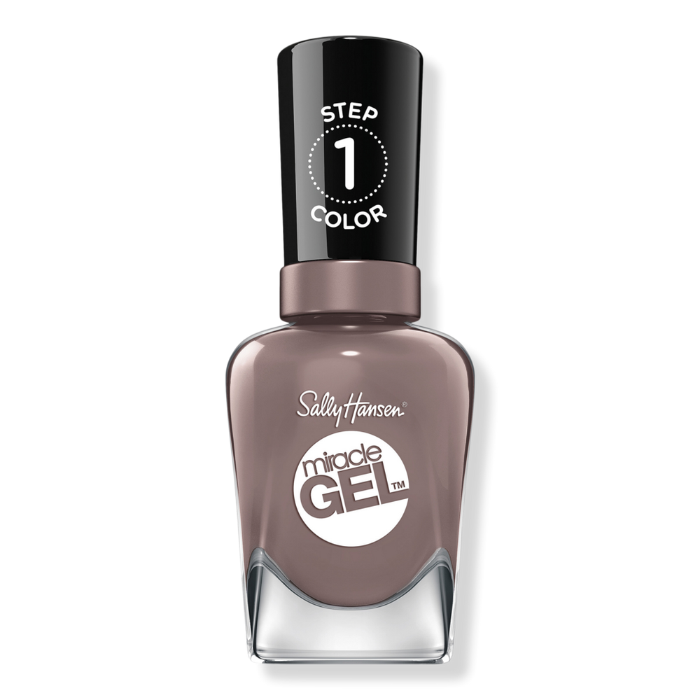 Sally Hansen Miracle Gel Nail Polish, Blacks, Whites, & Nudes - To The Taupe