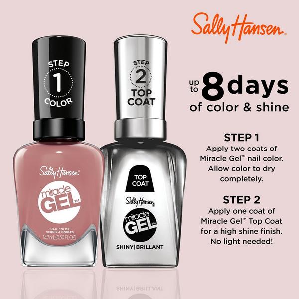 Sally Hansen Miracle Gel Nail Polish, Pinks & Purples #5