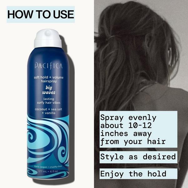 Pacifica Big Waves Soft Hold & Volume Hairspray #6