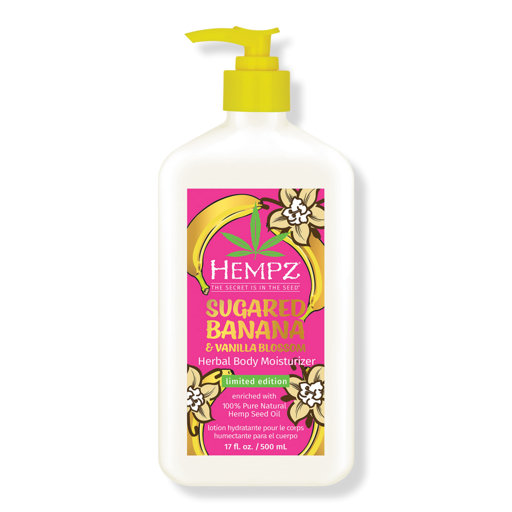 Hempz Sugared Banana & Vanilla Blossom Herbal Body Moisturizer - 17.0 oz