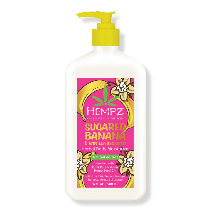 Hempz Limited Edition Sugared Banana & Vanilla Blossom Herbal Body Moisturizer #1