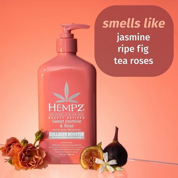 Hempz Sweet Jasmine & Rose Smoothing Herbal Body Moisturizer With Collagen #3