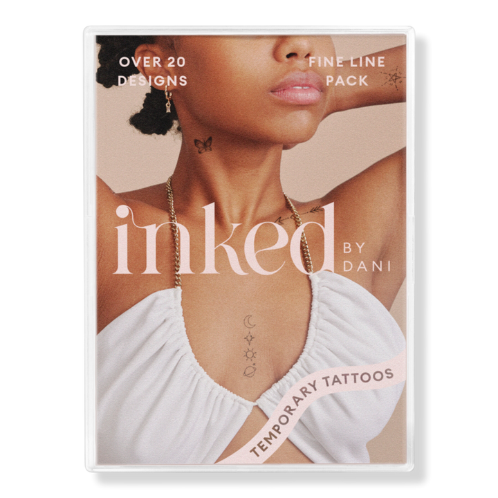 Inked by Dani Temporary Tattoos Fine Line Pack #1