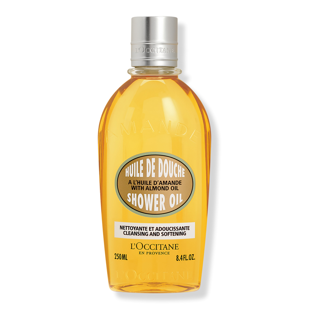 L'occitane Cleansing And Softening Refillable Shower Oil With Almond Oil 8.4 oz/ 250 ml