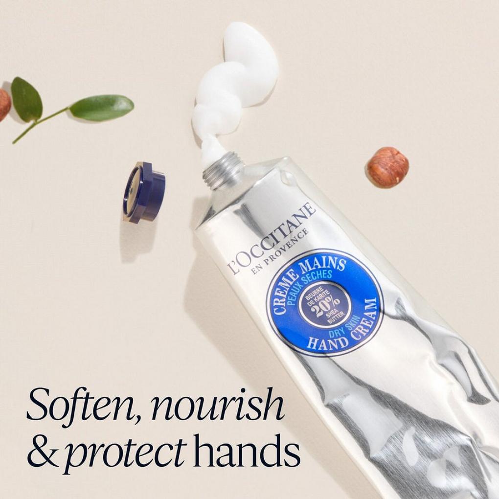 L'Occitane Shea Butter Hand Cream: Nourishes Very Dry Hands, Protects Skin,  With 20% Organic Shea Butter, Vegan