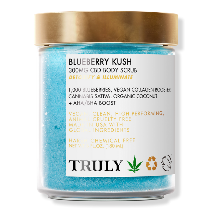 Truly Blueberry Kush CBD Body Scrub #1