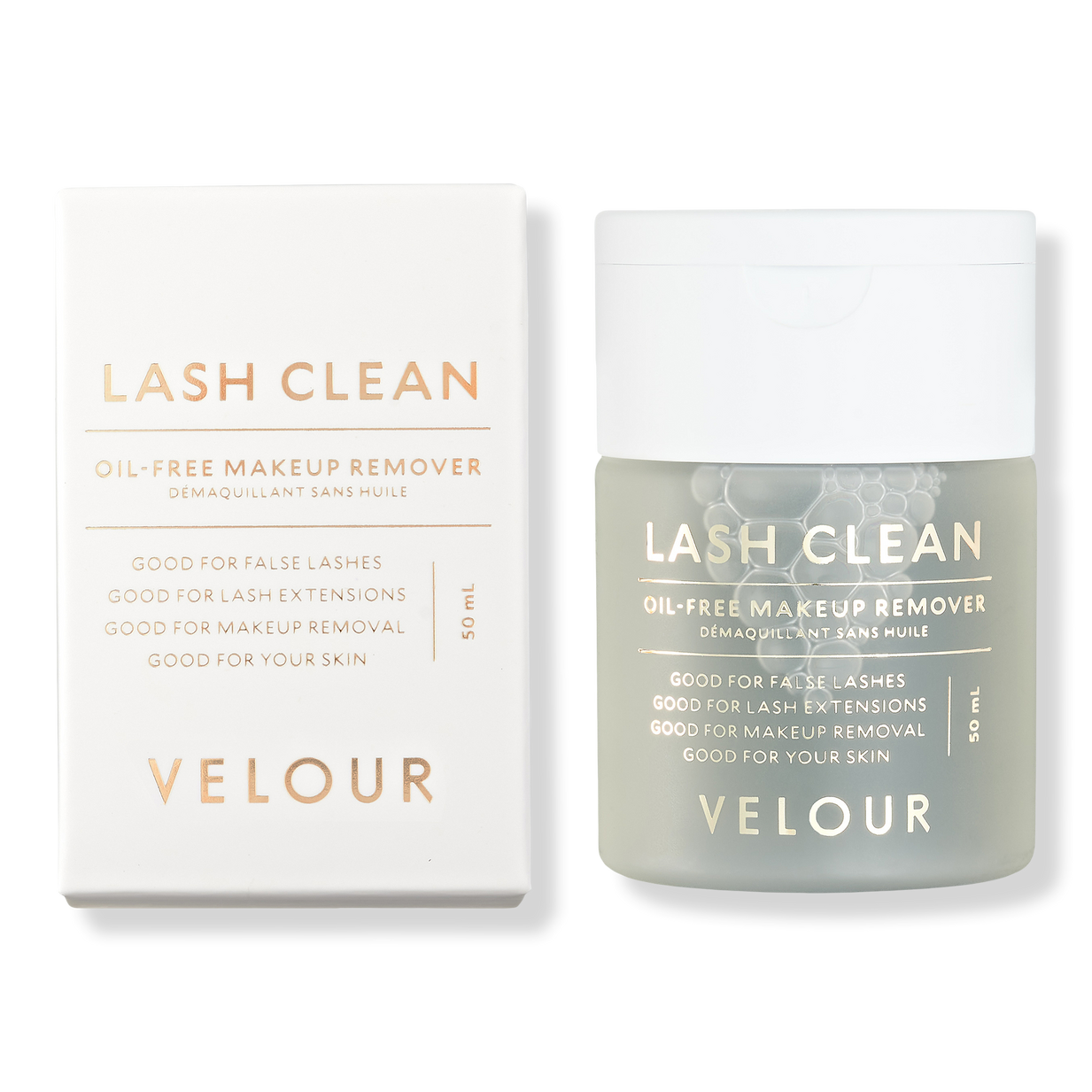  Velour Lash Clean and Reusable Cotton Round Bundle - Oil Free  Liquid Makeup Remover for Eyes, False Lashes, and Face, 140ml & Reusable  8ct Cotton Rounds : Beauty & Personal Care