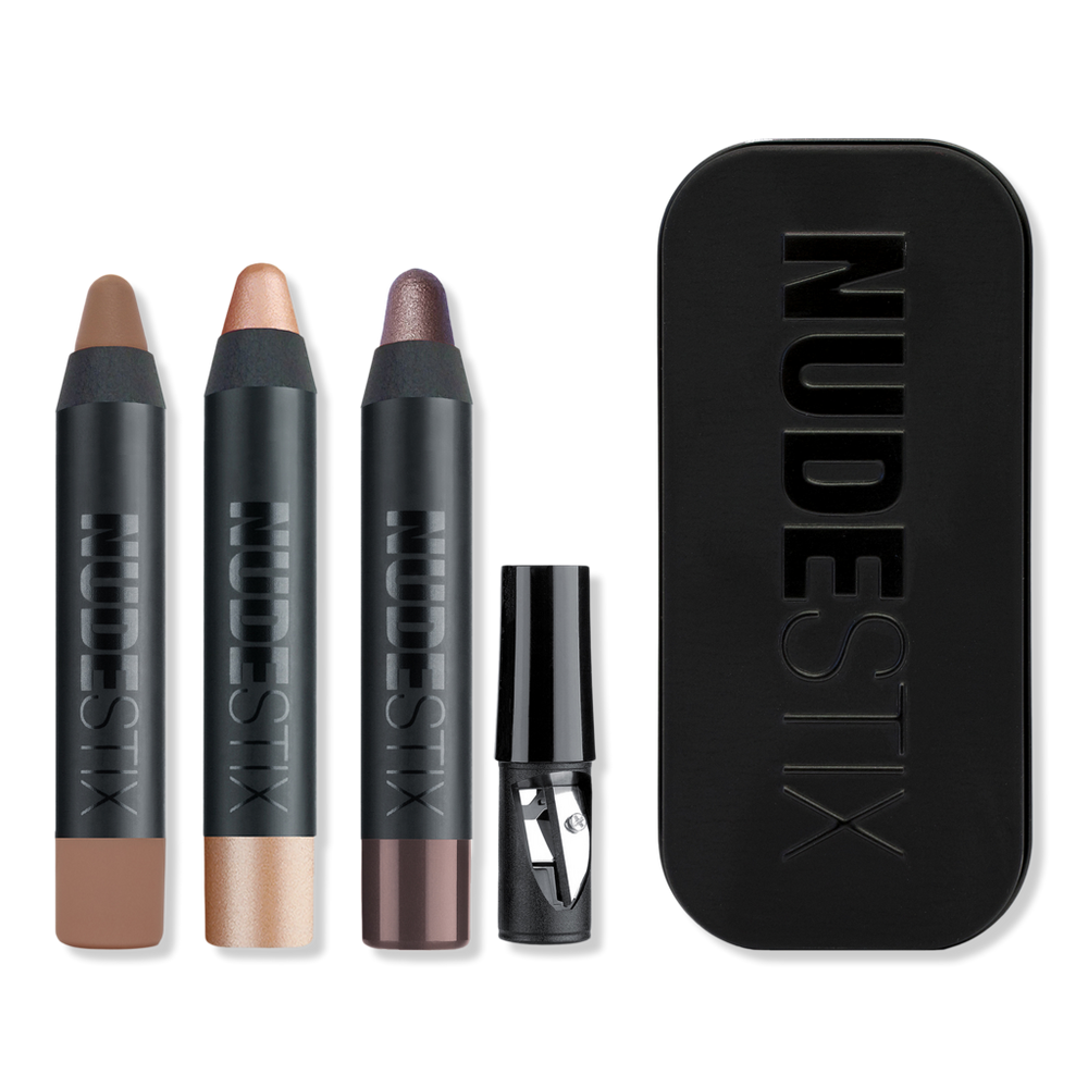 Nudestix Bright Nude Eye Mini 3-piece Kit