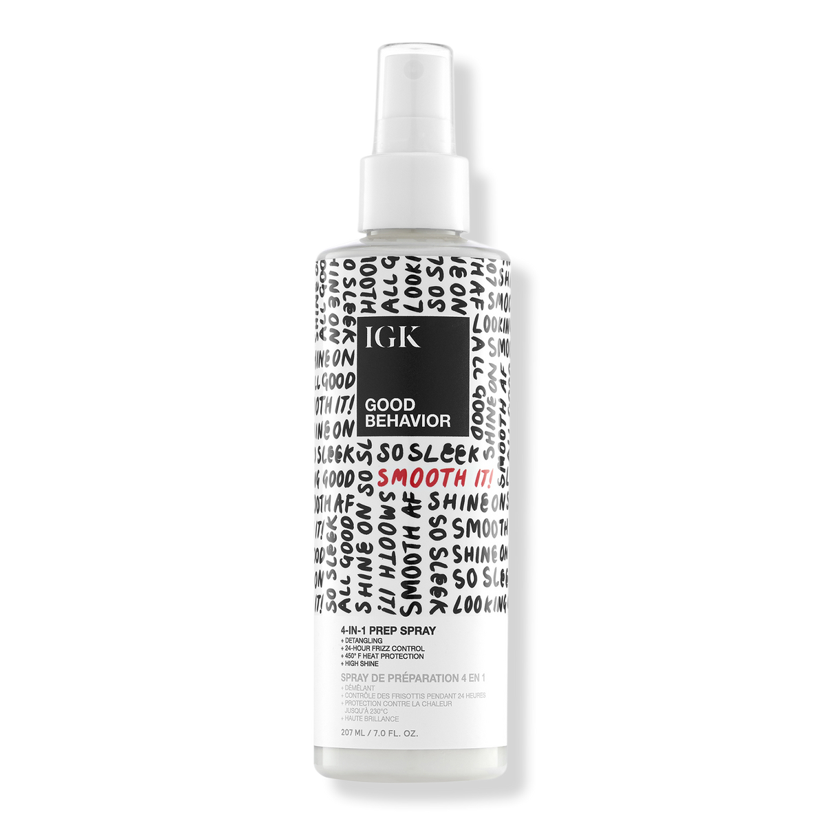 IGK dry store shampoo + protein smoothing spray + hydration mask