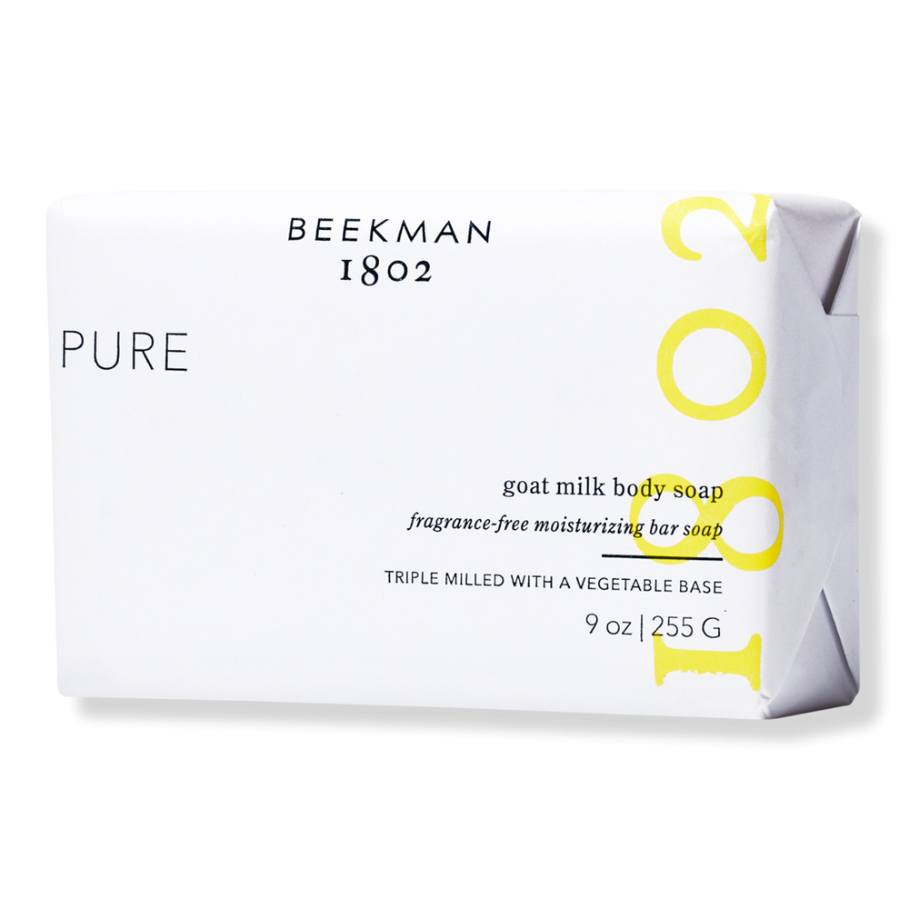 Pure Goat Milk Body Soap Fragrance-Free Moisturizing Bar Soap