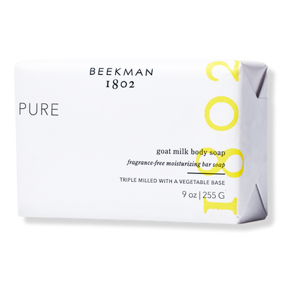 Beekman 1802 Pure Goat Milk Body Soap Fragrance-Free Moisturizing Bar Soap