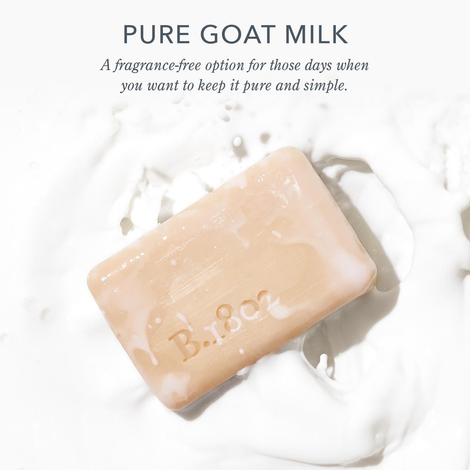 Pure Goat Milk Body Soap Fragrance-Free Moisturizing Bar Soap