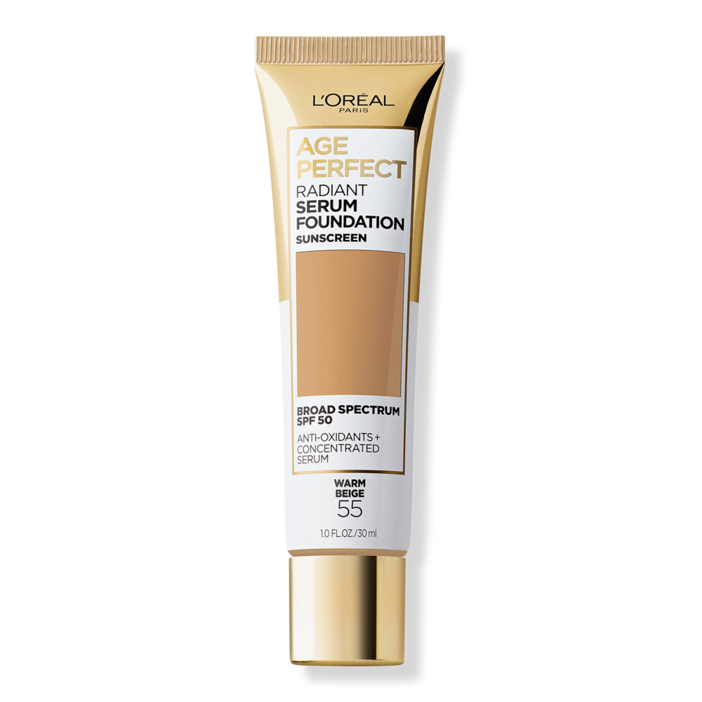 L'oreal Age Perfect Radiant Serum Foundation - 55 Warm Beige