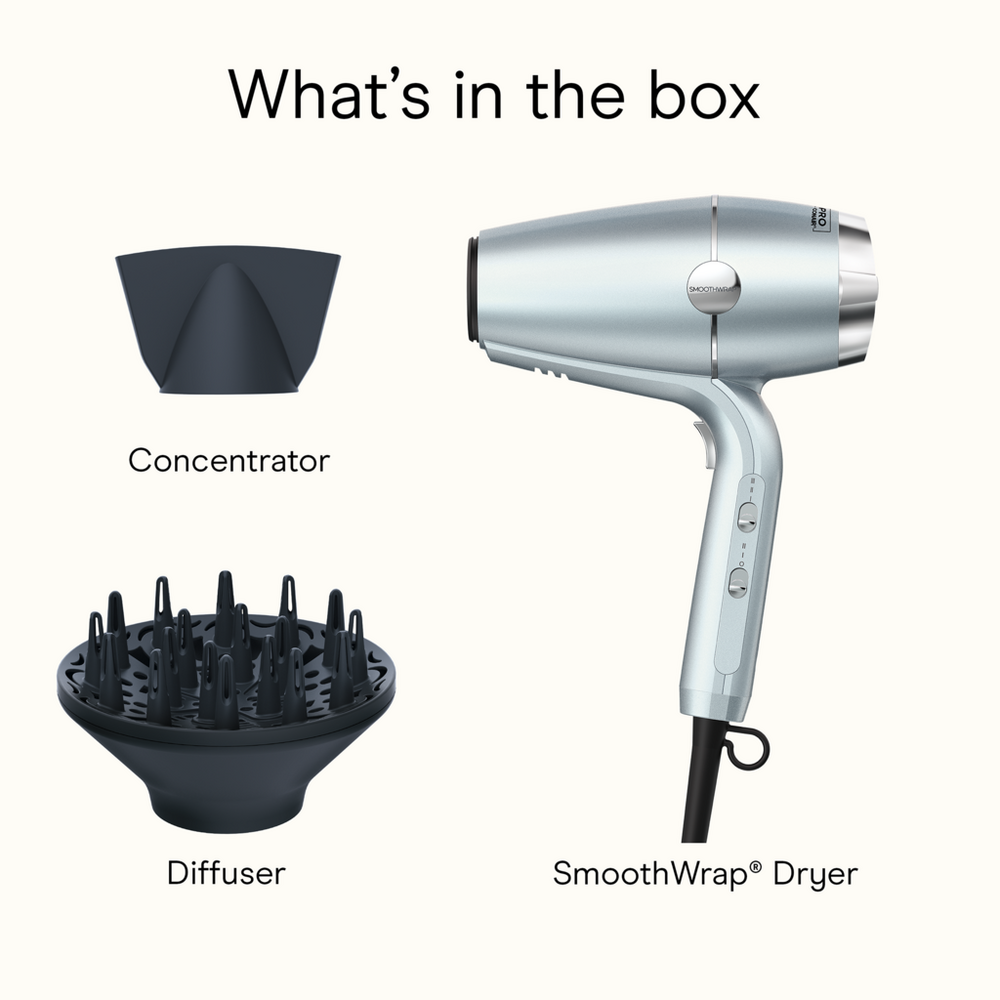 InfinitiPRO By Conair SmoothWrap Hair Dryer with Dual Ion Therapy