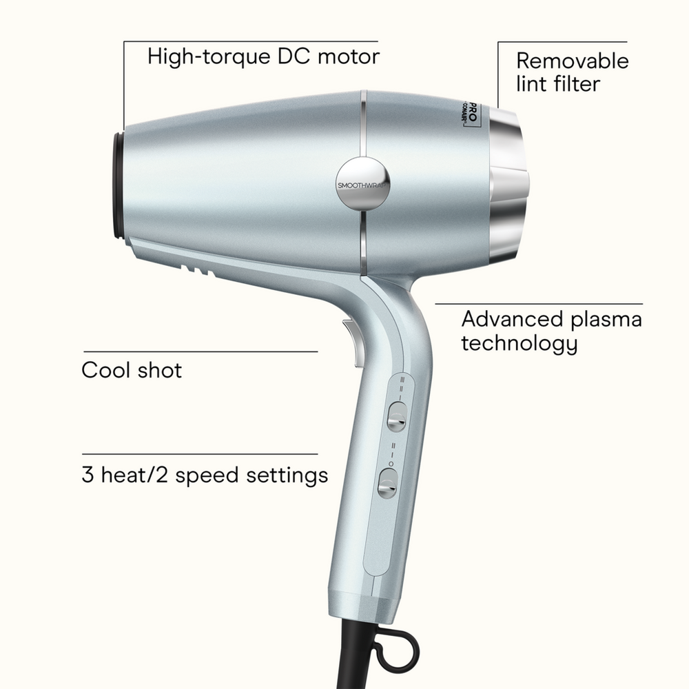 InfinitiPRO By Conair SmoothWrap Hair Dryer with Dual Ion Therapy
