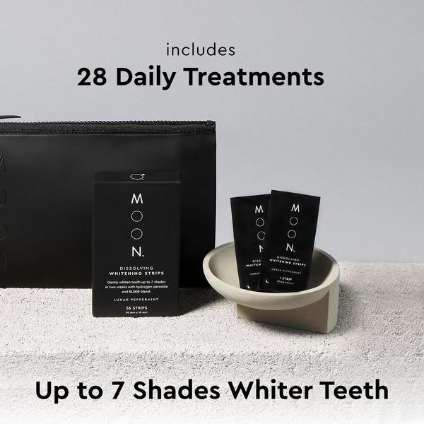 Moon Dissolving Teeth Whitening Strips - Gentle At Home Whitening #3