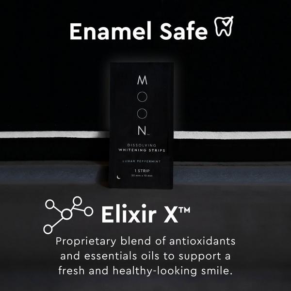 Moon Dissolving Teeth Whitening Strips - Gentle At Home Whitening #4