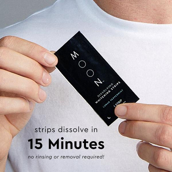Moon Dissolving Teeth Whitening Strips - Gentle At Home Whitening #6