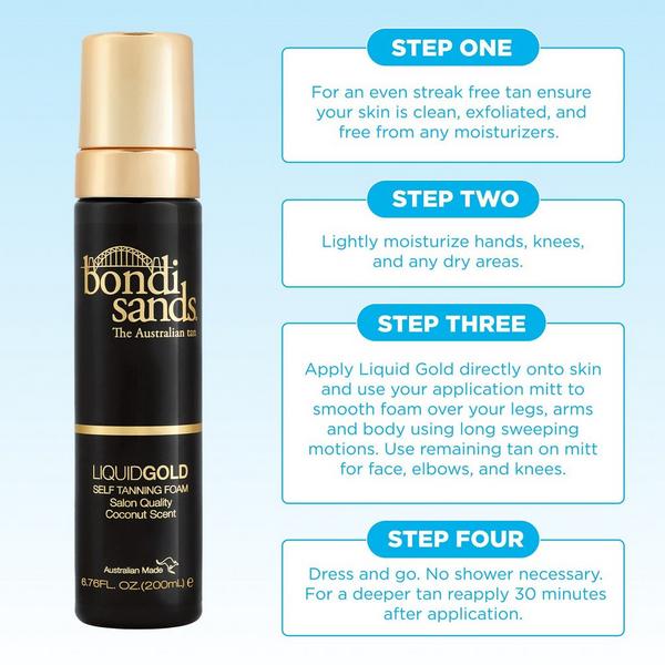 Bondi Sands Salon Quality Self Tanning Foam Liquid Gold #6