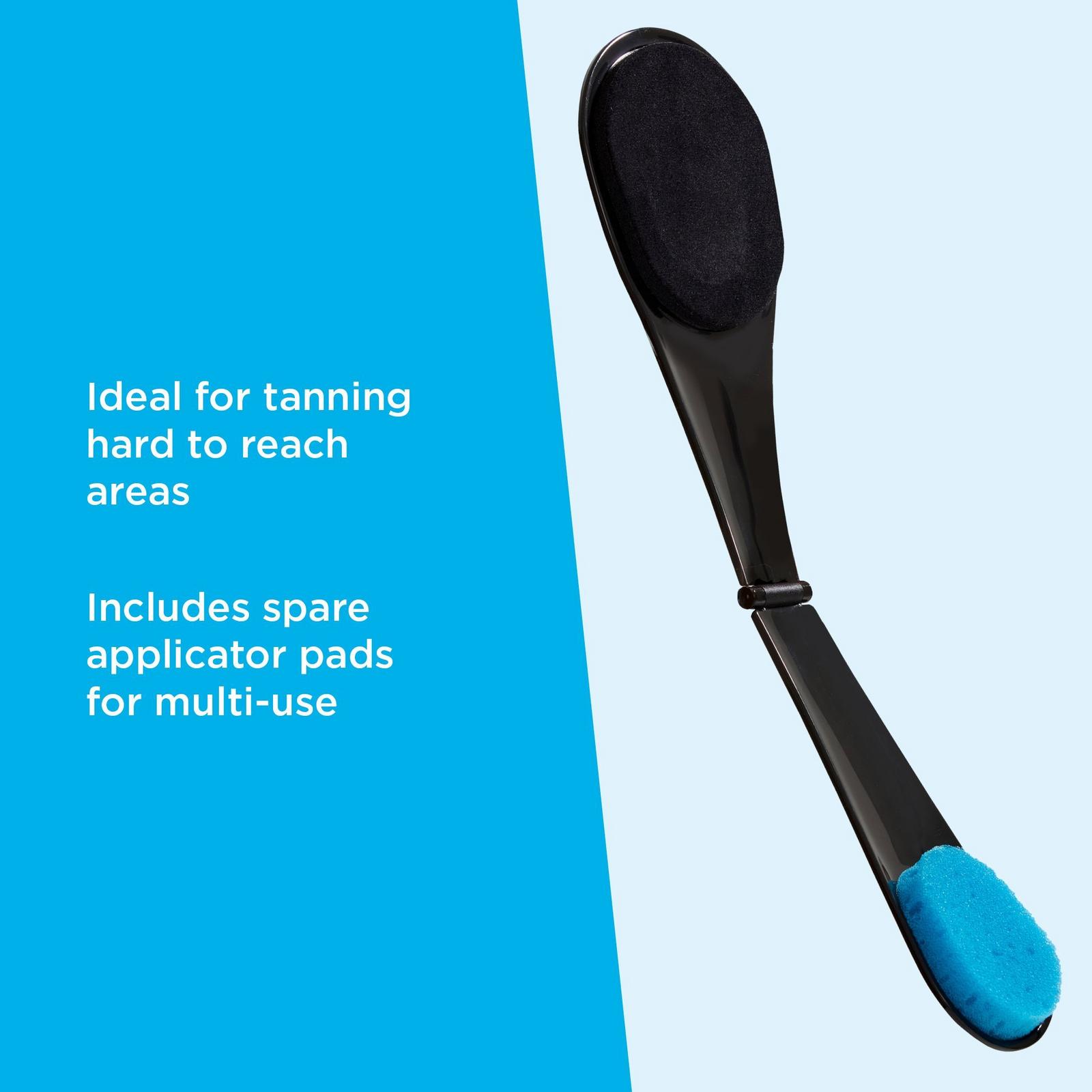 Easy to Reach Back Applicator for Self Tanning