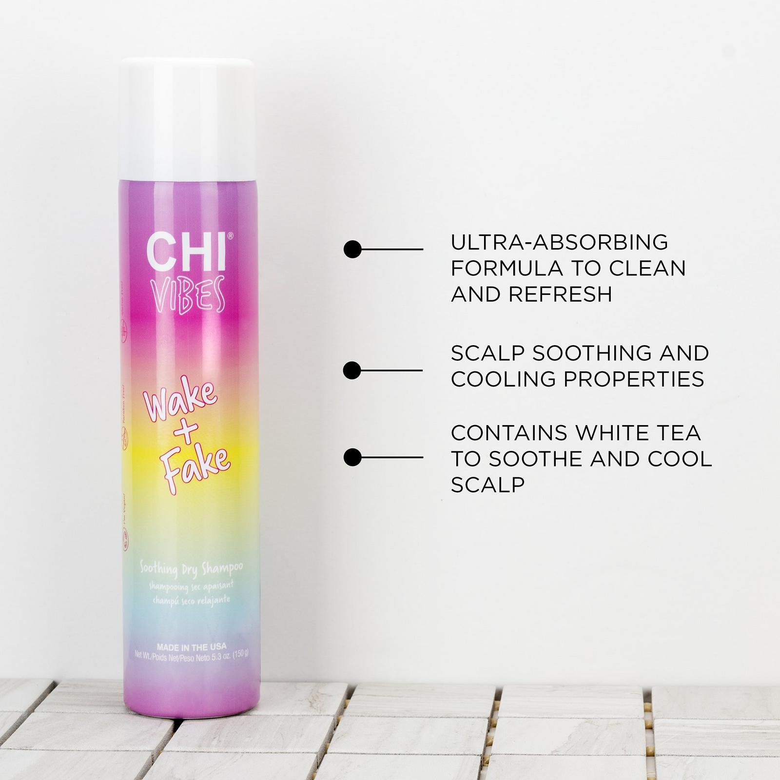 CHI Vibes Wake + Fake Dry Shampoo 5oz CHI Vibes Wake + Fake Dry Shampoo 5oz