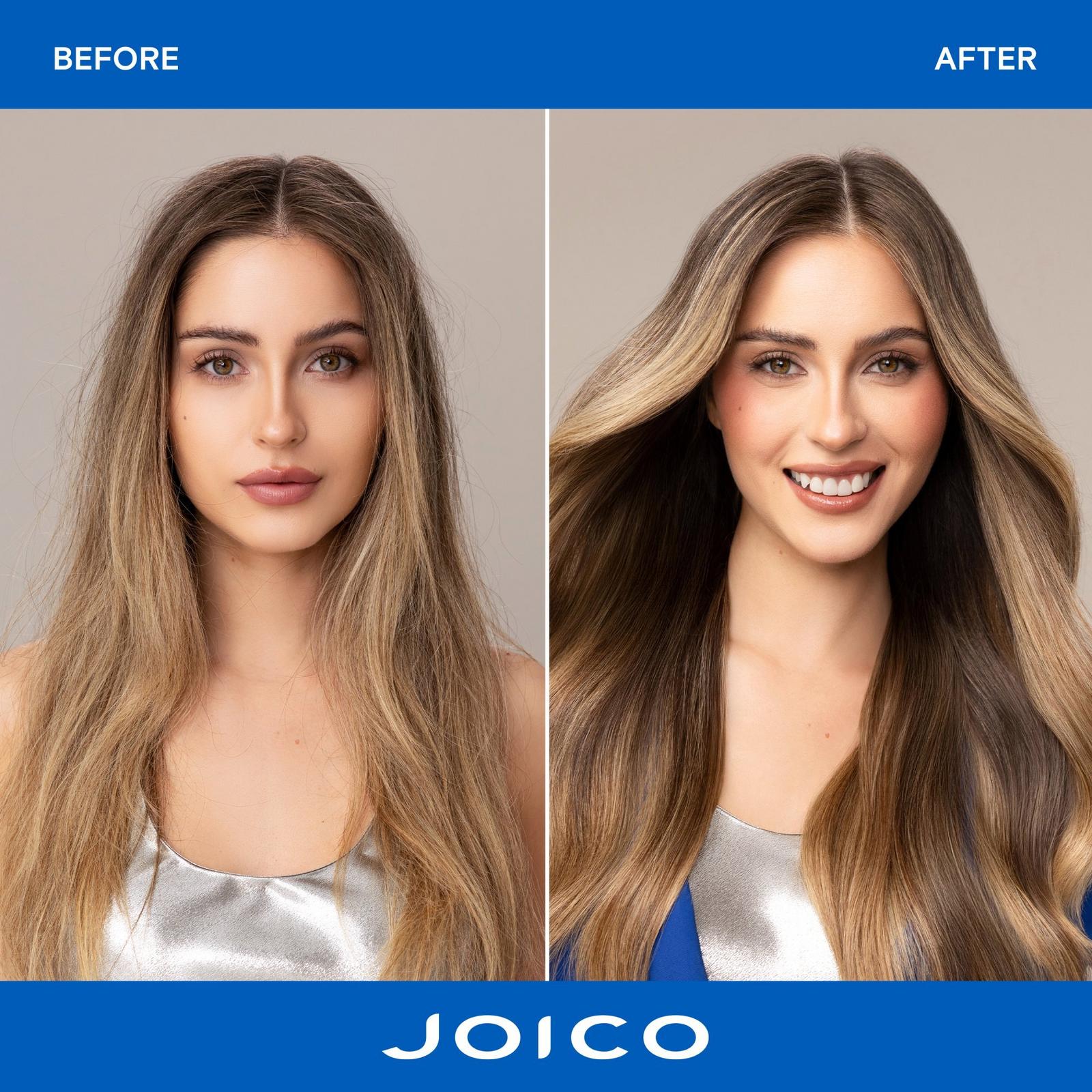 Color Balance Blue Conditioner Eliminates Brassy/Orange Tones on Lightened Brown Hair