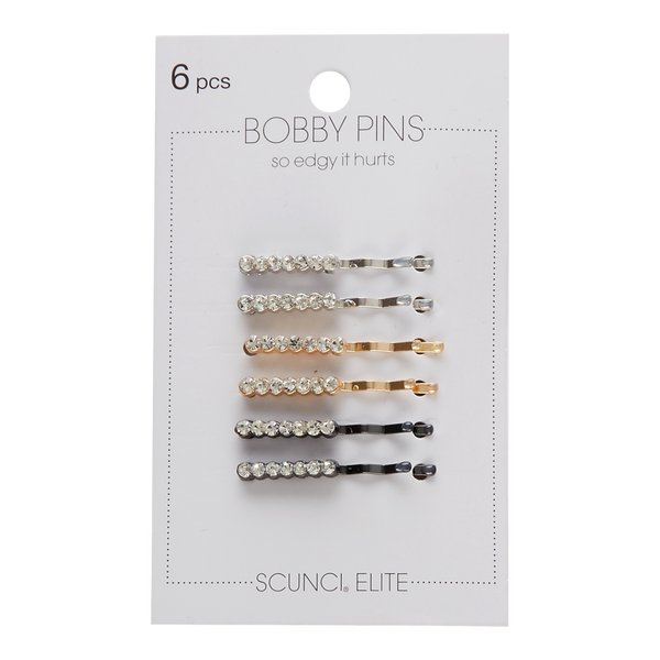 Scünci Mini Bobby Pins with Rhinestones #2