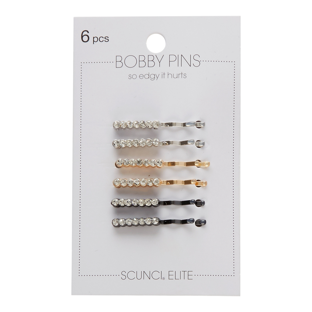 Mini Bobby Pins with Rhinestones - Scünci