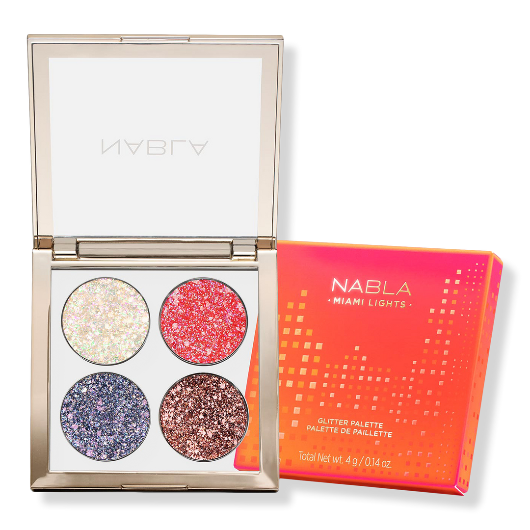 NABLA Miami Lights Glitter Palette #1