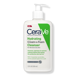 CeraVe Hydrating Cream-to-Foam Cleanser - 12.0 oz - 12.0 oz