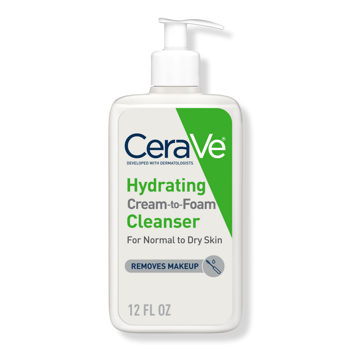 CeraVe Hydrating Cream-to-Foam Cleanser #1