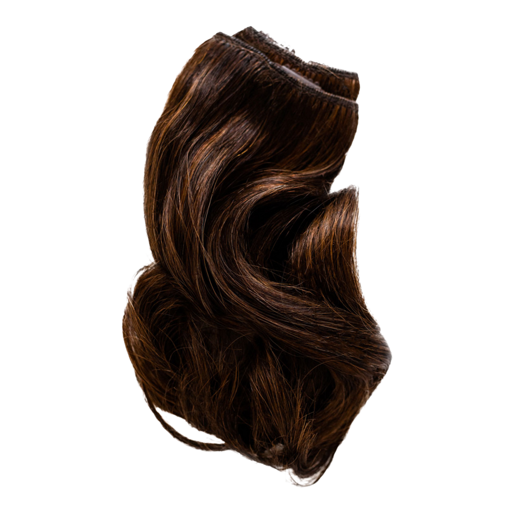 12'' Clip-In Human Hair Extension - Milk Chocolate