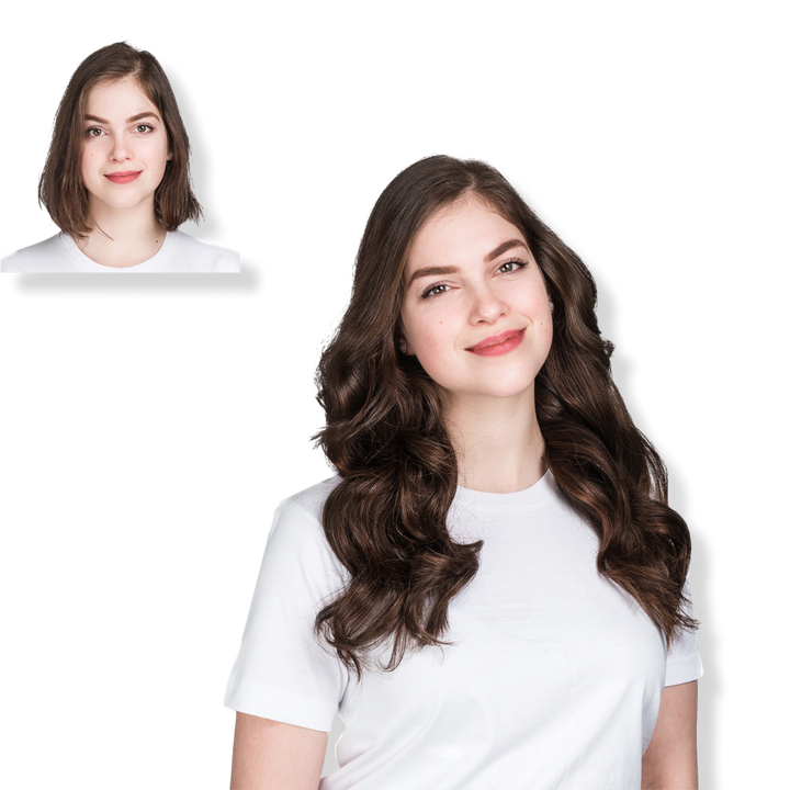 Locks & Mane 18'' Clipin Human Hair Extension 1