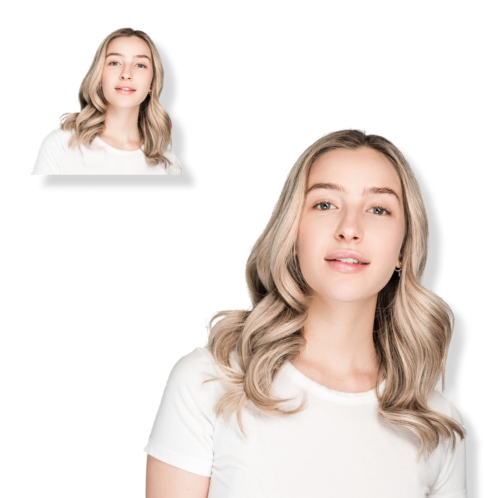 Locks & Mane 12" Clip-in Human Hair Extension - Toasted Marshmallow