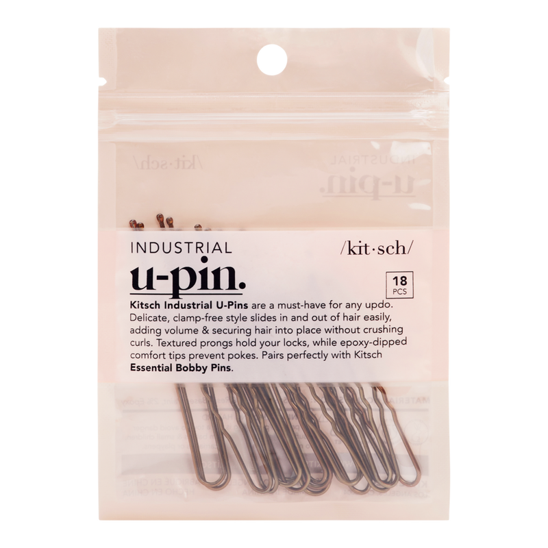 Kitsch Brown Pro U Pins #4