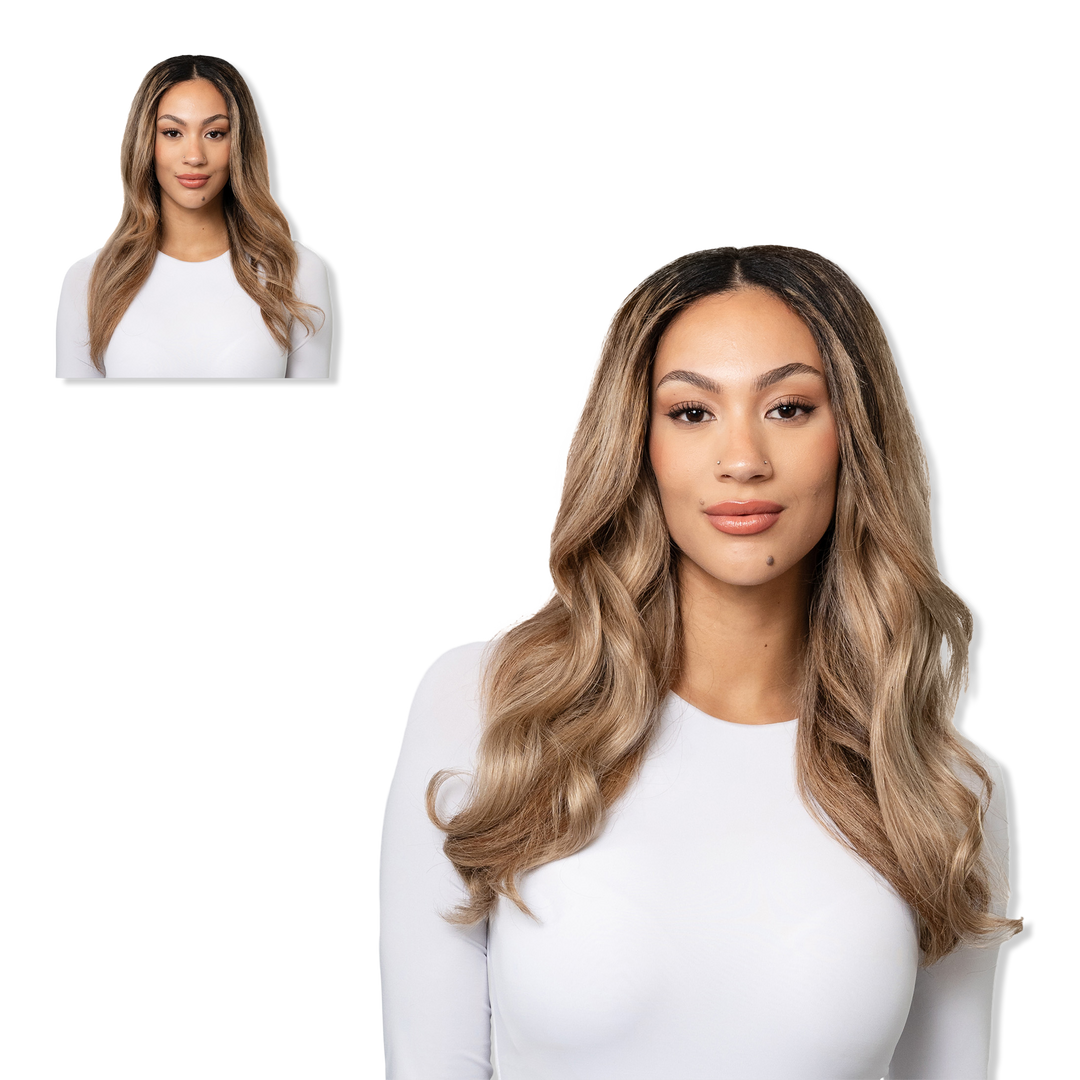 Locks & Mane 18'' Clip-in Human Hair Extension #1