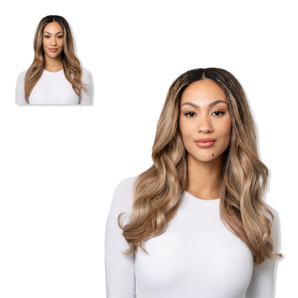 Locks & Mane 18'' Clip-in Human Hair Extension #1