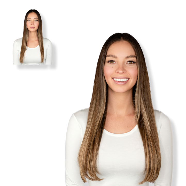 Locks & Mane 18'' Clipin Human Hair Extension 1